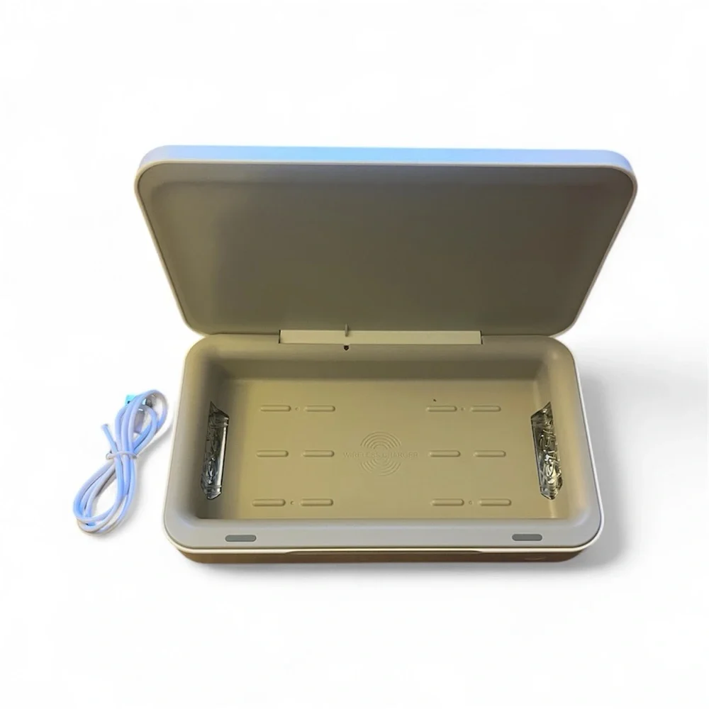 Samsung UV Sanitizer With Wireless Charging Kills Up To 99% Of Bacteria White